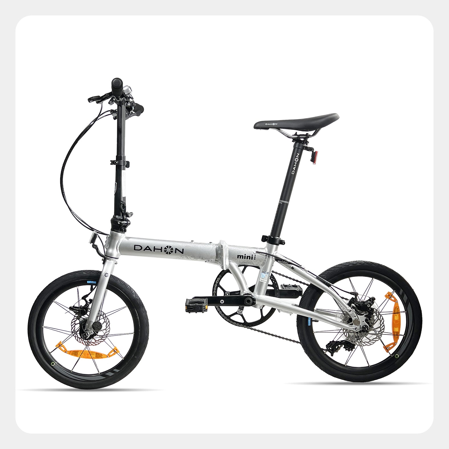 DAHON FOLDING BIKE /MINI 349 /Quick Silver, 16inch, 9-Speed, Disc-brakes, 10.3Kg