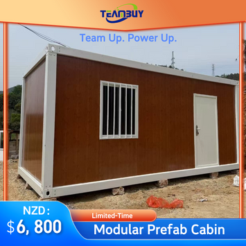Modular Prefab Cabin for Sale NZ | Fireproof, Customizable, Factory Direct